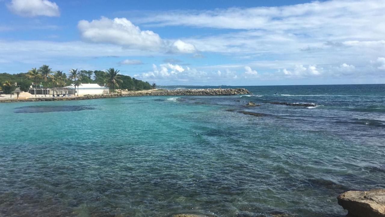 Studio Vue Mer Piscine Plage Kaz Punch Manganao Chez Julie 圣弗朗索瓦 外观 照片