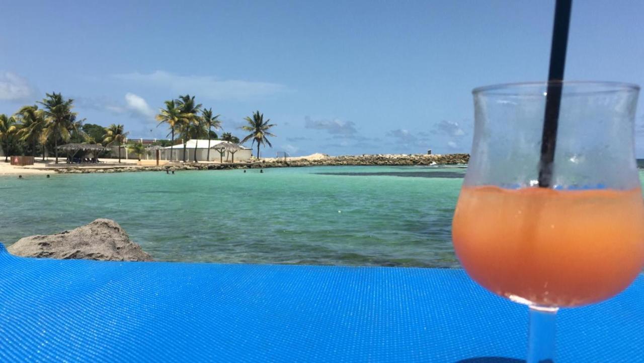 Studio Vue Mer Piscine Plage Kaz Punch Manganao Chez Julie 圣弗朗索瓦 外观 照片