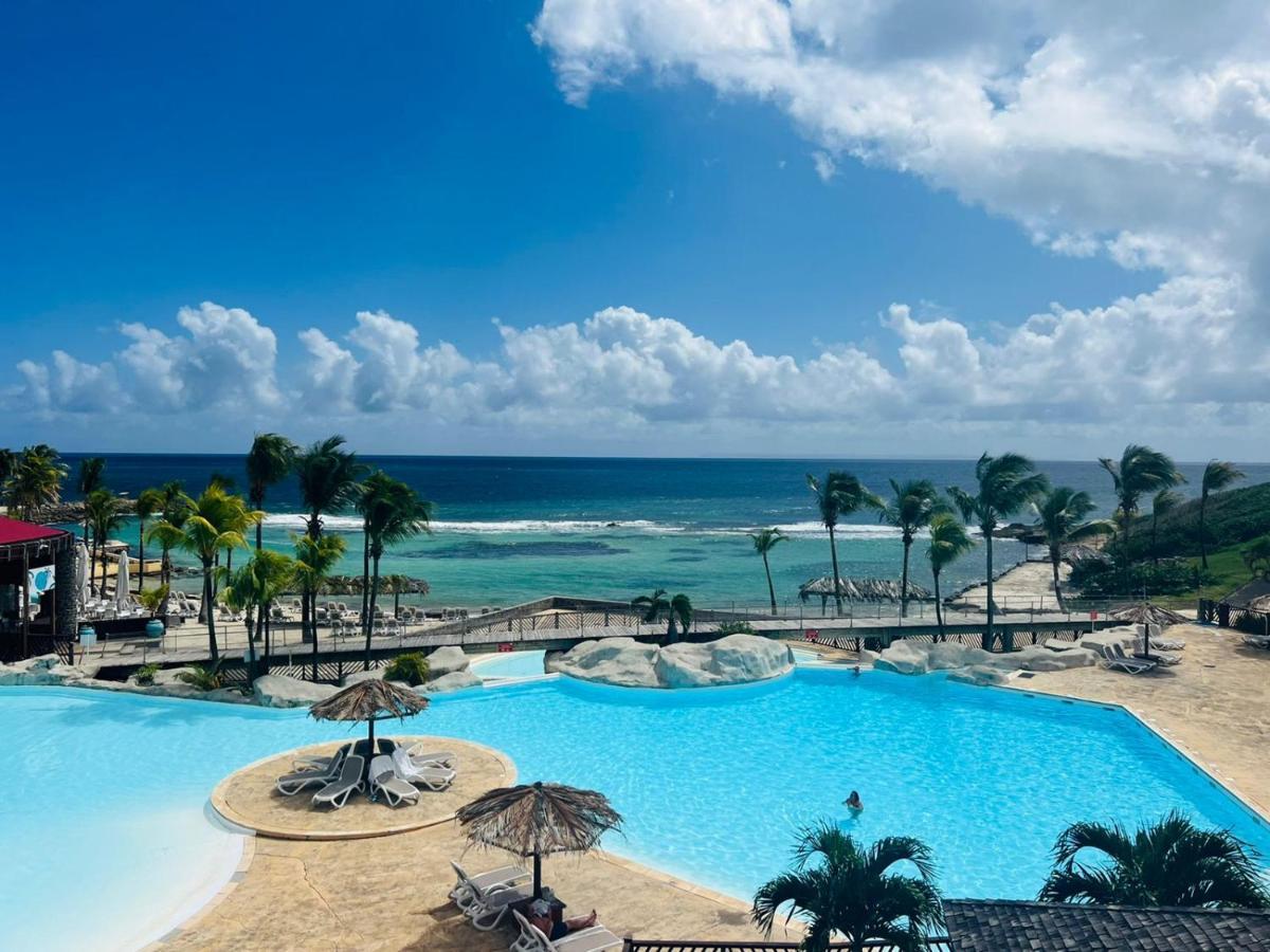 Studio Vue Mer Piscine Plage Kaz Punch Manganao Chez Julie 圣弗朗索瓦 外观 照片